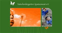 Desktop Screenshot of natur-kita-spatzennest.de